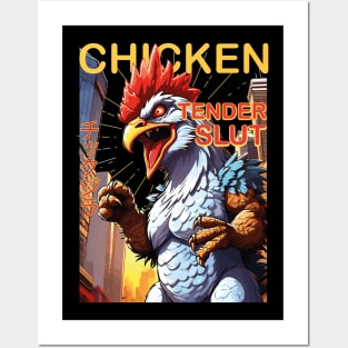 chicken tender slut Posters and Art